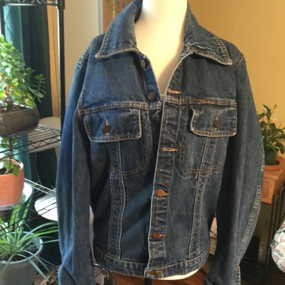 Vintage jean jacket Sugar skull embroidered floral. - Picture 3 of 4